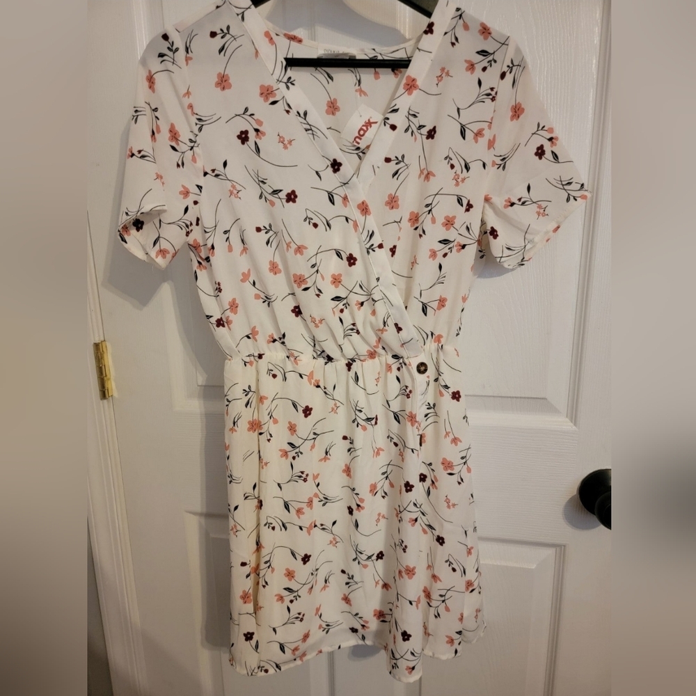 White Floral Dress